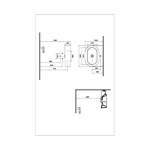 Vitra Liquid 7316b403-0041  Lavabo, 60cm, Beyaz