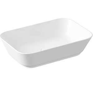 Vitra Geo 7425b001-0016 Dikdörtgen Çanak Lavabo, 60 Cm, Mat Beyaz