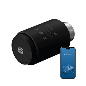 Akıllı Termostatik Radyatör Vanası Bluetooth Isı Ayarlı