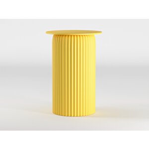 Seton Sehpa 65 Cm Krom Sarı