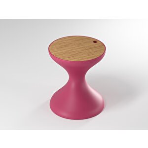 Merta Buz Kabı Ve Kapaklı Sehpa Açık Pembe