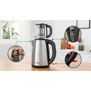 Bosch Tta5603 1800 W Cam Demlikli Çay Makinesi