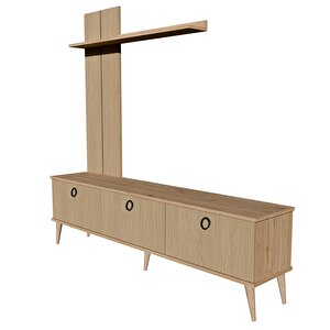1382 Terra 180 Cm (ahşap Ayakli) Tv Üni̇tesi̇ Sepet - Yunus