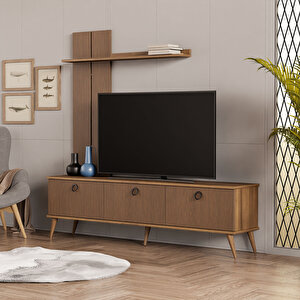 1380 Terra 180 Cm (ahşap Ayakli) Tv Üni̇tesi̇ Ürgüp - Kaplan