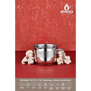 Amboss Chef 11 Parça Paslanmaz Çelik Tencere Seti