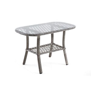 Pure  Rattan Bahçe Balkon  Oturma Grubu(2+1+1+Masa) - 606 Krem (ürün masası oval gelmektedir)