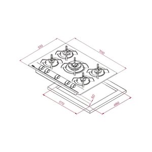 Teka Chef 10 Siyah Ankastre Set – (hak 629 Bk Fırın +gbc 75030 Kbc Bk Ocak + Dvt 98660 Bk Davlumbaz)