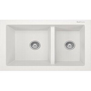 Real P018 Bergama Grani̇t Evye Beyaz 66.5 X 45.5 Cm Tezgah Üstü-altı
