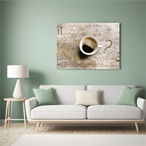 Kahve Molası Dekoratif Kanvas Tablo 50 x 70 cm