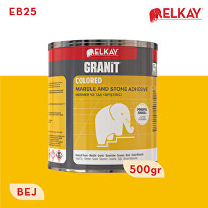 GRANIT Renkli Bej Mermer Granit Ve Taş Yapıştırıcı 500 Gr