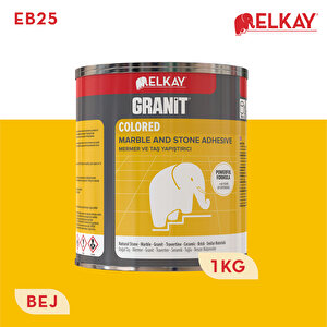 GRANIT Renkli Bej Mermer Granit Ve Taş Yapıştırıcı 1000 Gr
