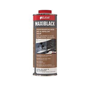 Vh2010 Maxiblack Doğal Taşlar İçin Solvent Bazlı Renk Canlandırıcı Su Ve Yağ Geçirmez Koruyucu 1 Lt