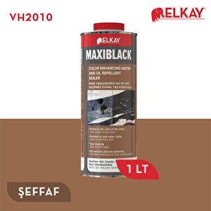 Vh2010 Maxiblack Doğal Taşlar İçin Solvent Bazlı Renk Canlandırıcı Su Ve Yağ Geçirmez Koruyucu 1 Lt