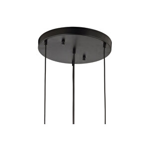 Lampaluce Cono Modern Sarkıt Salon Avizesi 4'lü Sarı 40x70cm
