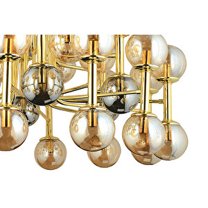 Lampaluce Grande Modern Tasarım Yüksek Tavan Sarkıt Avizesi Altın 48'li 120x180cm