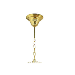 Lampaluce Grande Modern Tasarım Yüksek Tavan Sarkıt Avizesi Altın 48'li 120x180cm