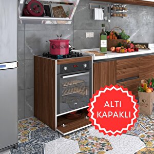 Ankastre Modülü Kabini Berilyum Cvz Fırın Ocak Dolabı Kapaklı Beyaz