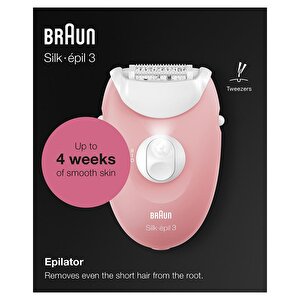 Braun Silk-épil 3 3176 Smartlight, 2 Hız Ayarı, Kablolu Epilatör