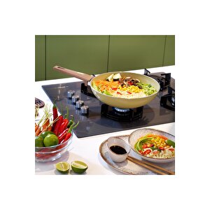 Schafer Fiesta Seramik Tava 24 Cm-1 Parça-Yeşil