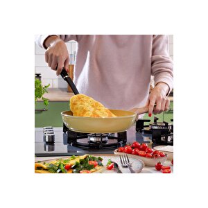 Schafer Fiesta Seramik Tava 24 Cm-1 Parça-Yeşil