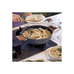 Schafer Fiesta 26 Cm Seramik Basık Tencere-Siyah