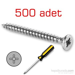 Sunta Vidası 4.0x50mm 500 Adet