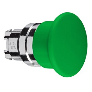 Electric Zb4bc3 Yeşil Ø40 Mantar Yaylı Buton Başlığı Ø22 Yaylı Dönüş