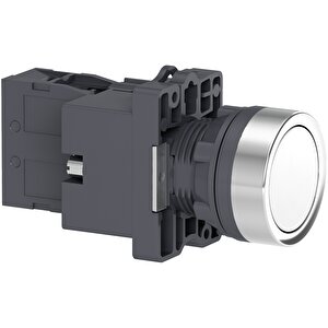 Electric Xa2ew31b1 1 Na Beyaz Işıklı, Yaylı Butonlar 24 Vdc