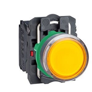 Electric Xb5aw35m5 Turuncu Işıklı Buton Ø22 Yaylı Dönüş 1na+1nk 220...240v