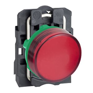 Electric Xb5avm4 230 240 v Entegre Led'li Kırmızı Sinyal Lambası 22 Düz Lens