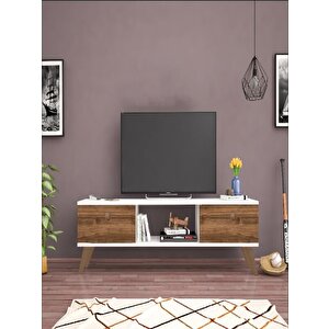 140 Cm Eda Beyaz-haliç Tv Ünitesi