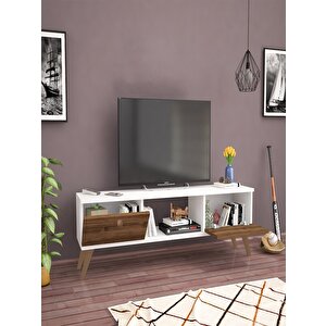 140 Cm Eda Beyaz-haliç Tv Ünitesi