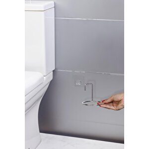 Krom Magic Fix Sihirli Yapışkanlı Wc Fırçalık