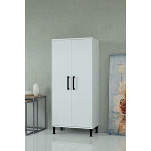 %100 Mdf Çok Amaçlı Kiler Dolabı Beyaz