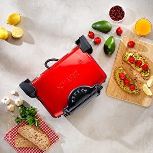 Schafer Contempo Tost Makinesi-lal Kırmızı