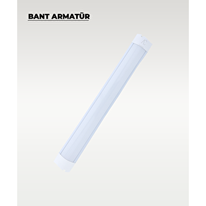 36w Beyaz Led Bant Armatür 6500k (beyaz Işık) 2 Adet