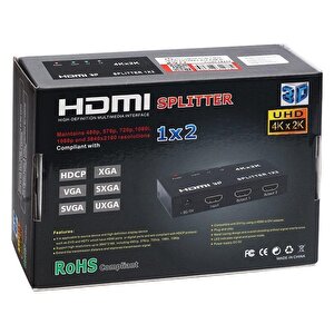 1x2 Hdmi Splitter 2 Port 1080p