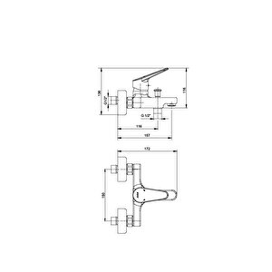 Eca Spylos Banyo Bataryası Krom 102102494