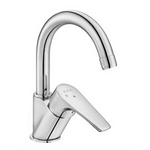 Eca Niobe Kuğu Borulu Lavabo Bataryası Krom 102188054