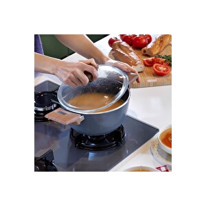 Schafer Fiesta 20 Cm Seramik Derin Tencere-siyah