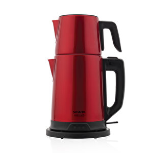 Schafer Teelike Elektrikli Çay Makinesi-kırmızı
