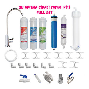 Su Arıtma Cihazı Yapım Seti - Full Set- Su Arıtma Yapım Kiti