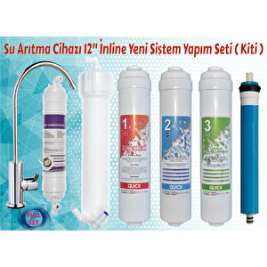 Su Arıtma Cihazı Yapım Seti - Full Set- Su Arıtma Yapım Kiti