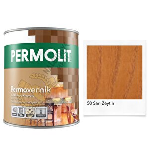 Vernikli Ahşap Koruyucu Boya Sarı Zeyti̇n 0.75 Lt. 0,75 litre