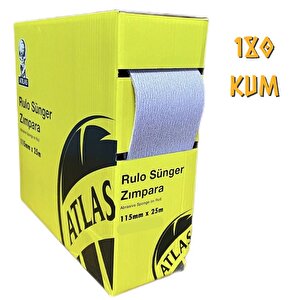 Rulo Soft Sünger Zımpara 115 Mm. - 25 Mt. - 180 Kum