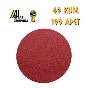 Gt888 Yuvarlak Disk Cırt Zımpara 115 Mm - P40 Kum - 100 Adet