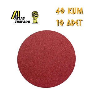 Gt888 Yuvarlak Disk Cırt Zımpara 115 Mm - P40 Kum - 10 Adet