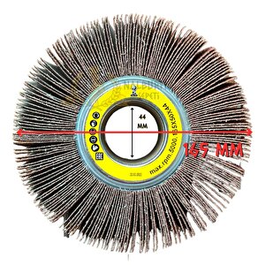 Flanşlı Mop Zımpara 165x50x44 - P40 Kum