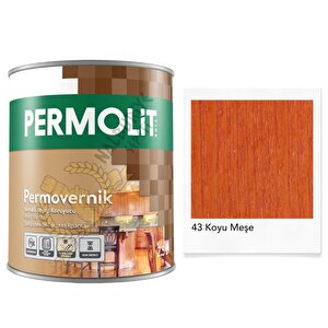 Vernikli Ahşap Koruyucu Boya Koyu Meşe 2.5 Lt. Koyu Meşe