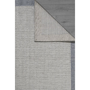 Konfor Sisalux 3092 Gri Jüt Tabanlı Modern Dokuma Kilim Sisal Hasır Halı